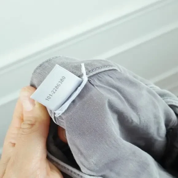 Paige Jeans Mens 32 Gray Lennox Slim Tapered 33 x 27 Actual Stretch Indie Sleaze - Picture 11 of 11